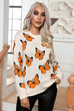 Long Sleeve Butterfly Sweater - In Control Clothing