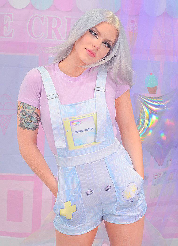 Magical Video Game Overalls - In Control Clothing