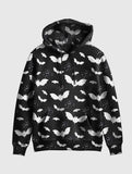 Mens Goth Bat Hoodie - In Control Clothing