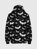 Mens Goth Bat Hoodie - In Control Clothing