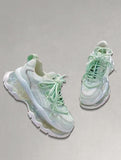 Mint Sport Running Platform Sneakers - In Control Clothing