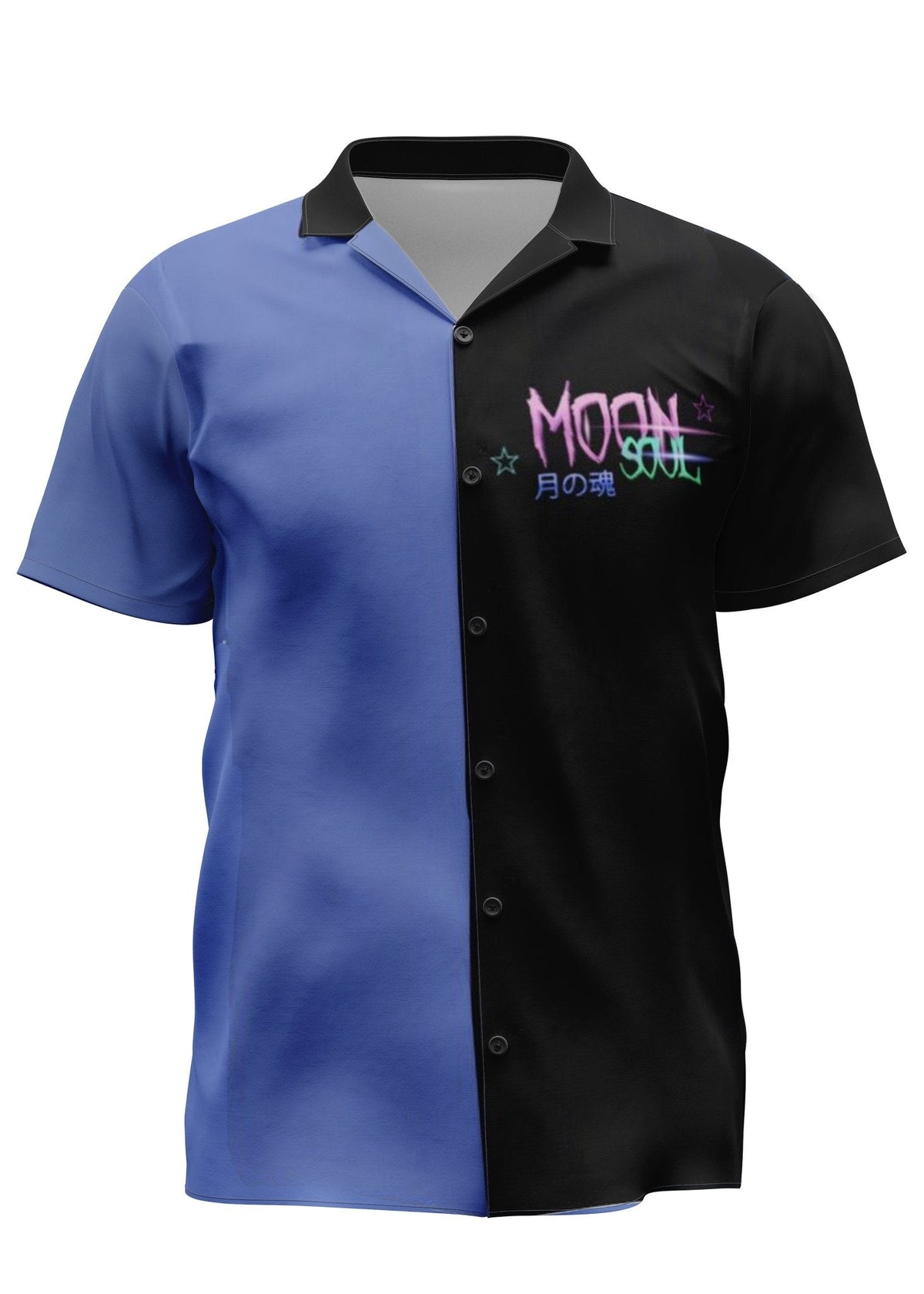 Moon Soul Blue & Black Shirt - In Control Clothing
