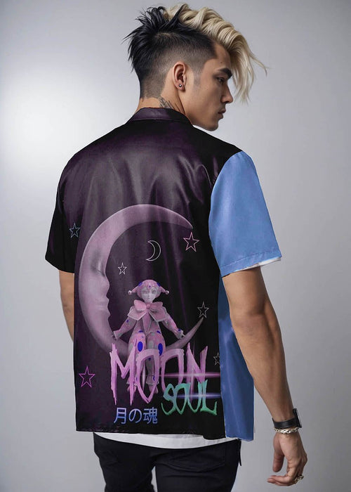 Moon Soul Blue & Black Shirt