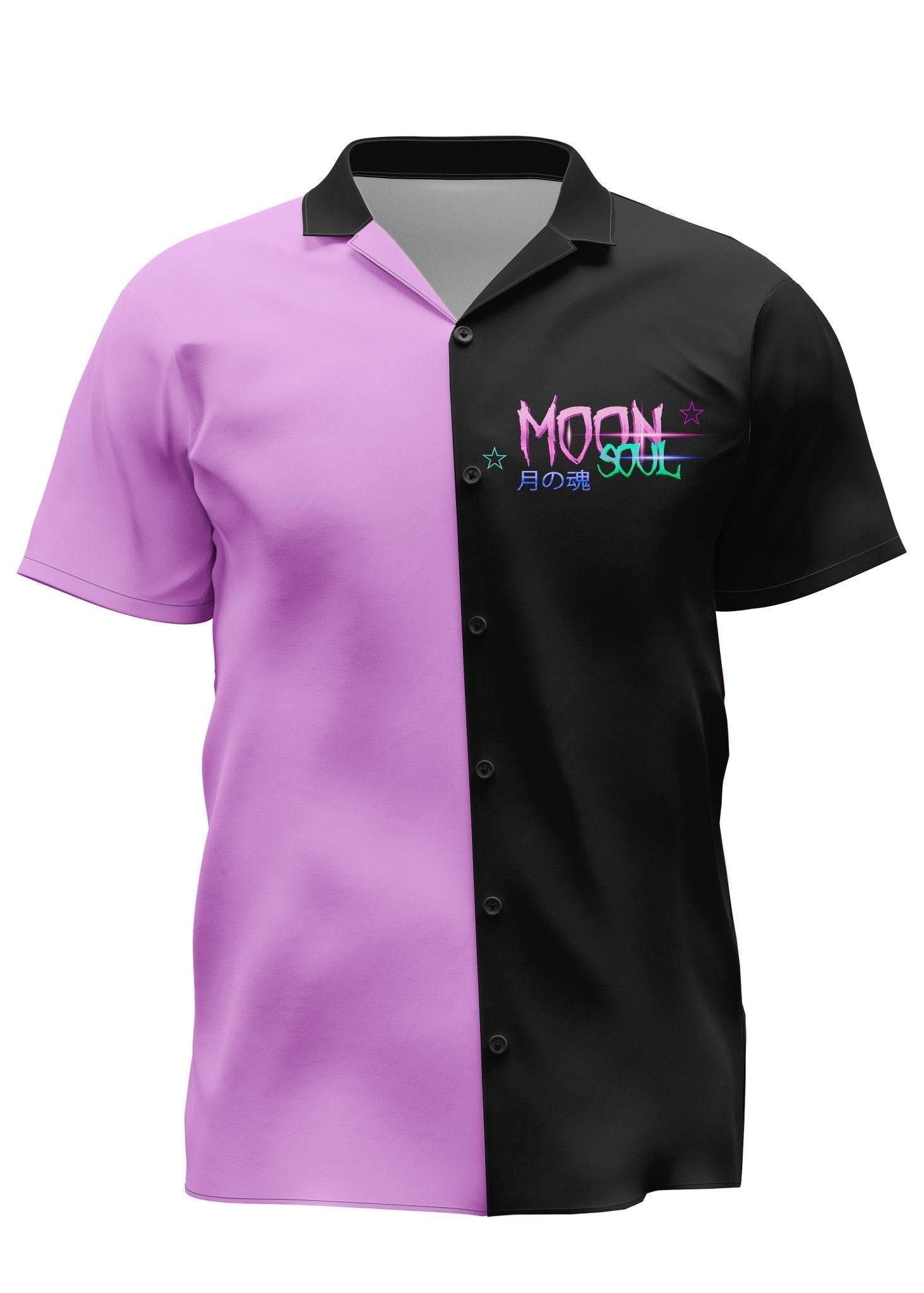 Moon Soul Pink And Black Shirt - In Control Clothing