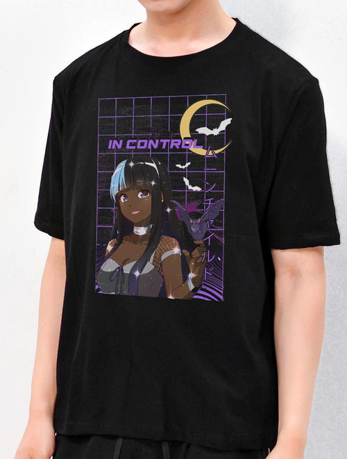 Moonlight Anime Graphic T-Shirt