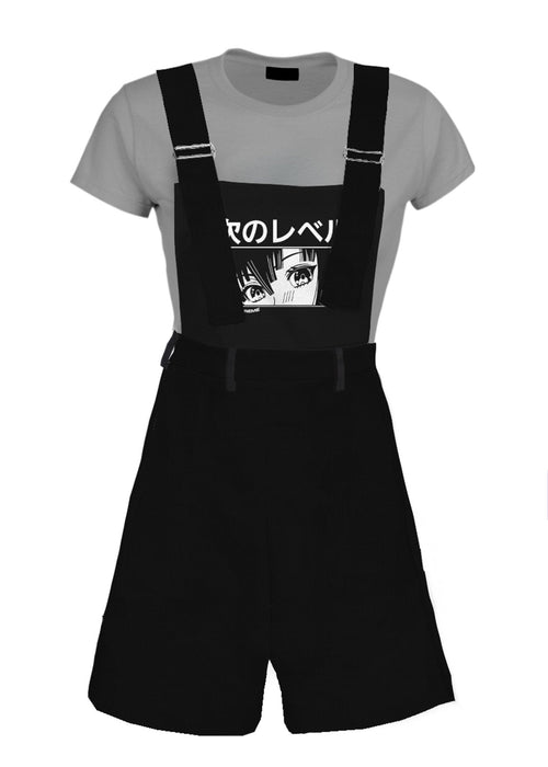 Next Level Anime Girl Overalls