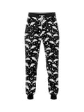 Nightfall Bat Print Joggers - In Control Clothing