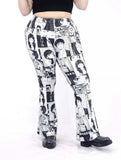 No Drama Manga Flare Pants - In Control Clothing