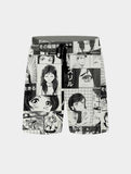 No Drama Manga Men's Shorts - In Control Clothing