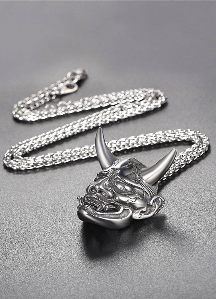Oni Stainless Steel Necklace - In Control Clothing