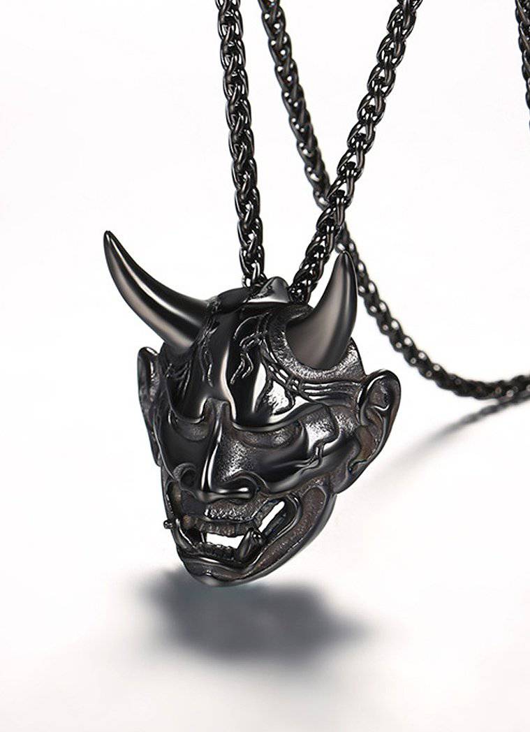 Oni Stainless Steel Necklace - In Control Clothing