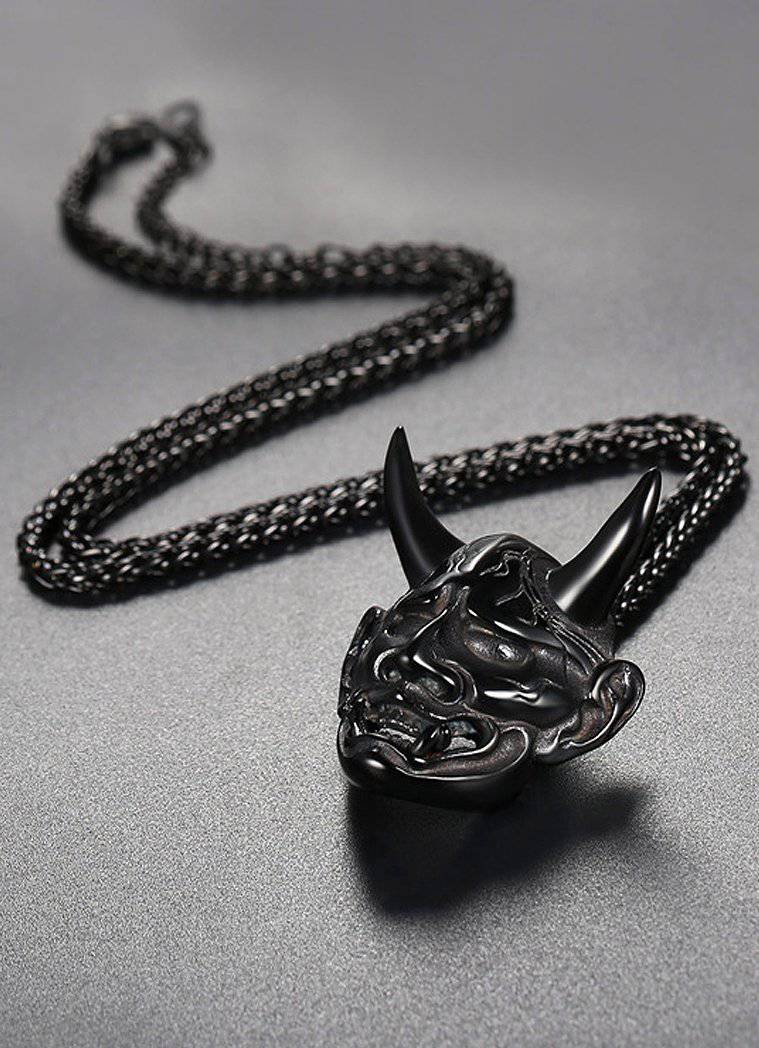Oni Stainless Steel Necklace - In Control Clothing