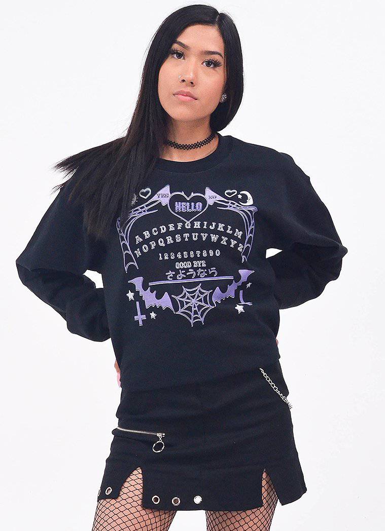 Ouija Pastel Goth Sweatshirt - In Control Clothing