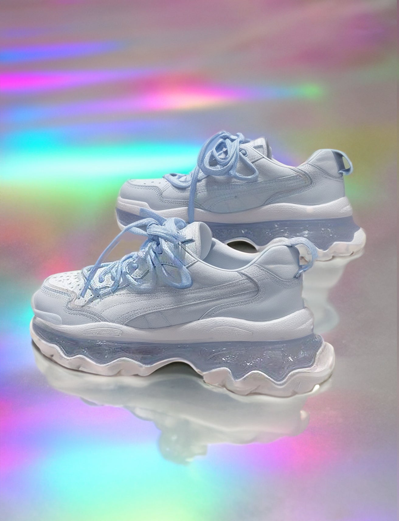 Pastel Blue Sport Running Shoes - In Control Clothing
