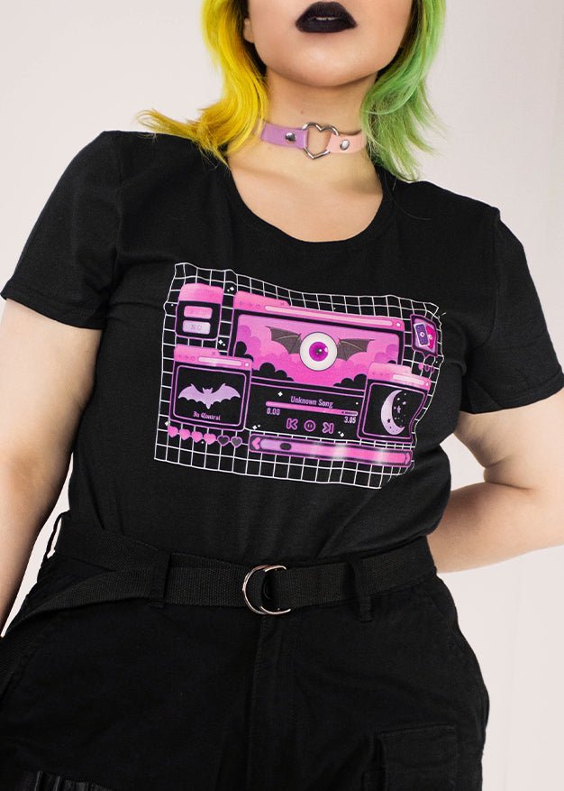 Pastel Goth Menu Graphic Tee - In Control Clothing