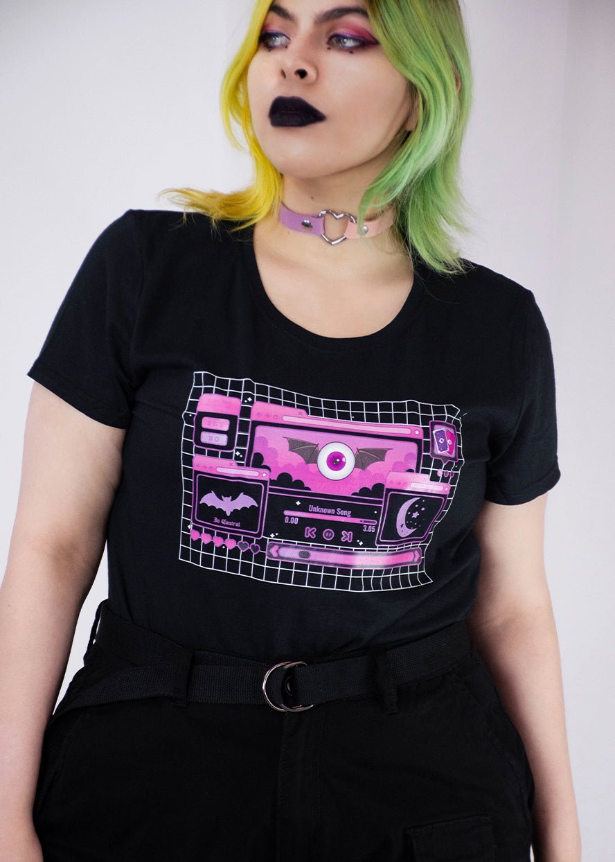 Pastel Goth Menu Graphic Tee - In Control Clothing