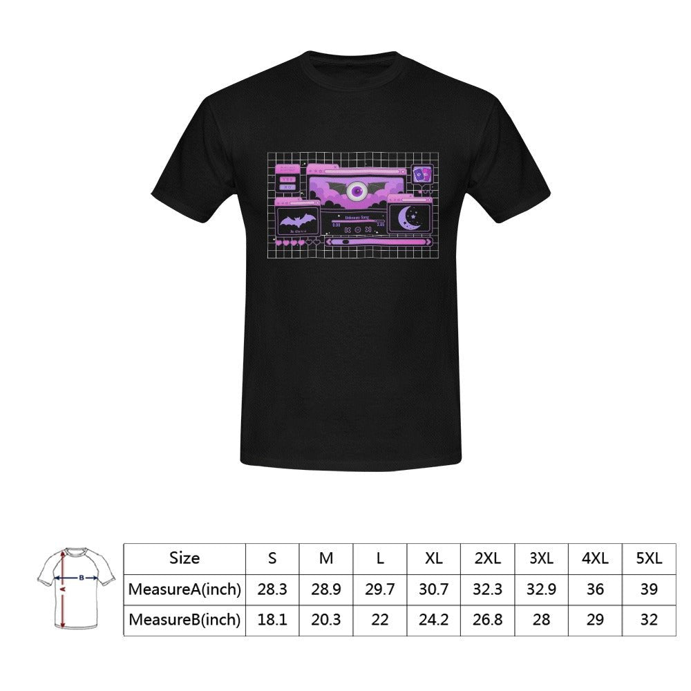 Pastel Goth Menu Graphic Tee - In Control Clothing
