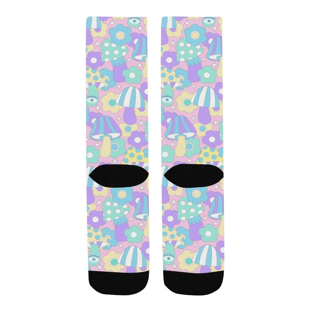 Pastel Mushroom Socks - In Control Clothing