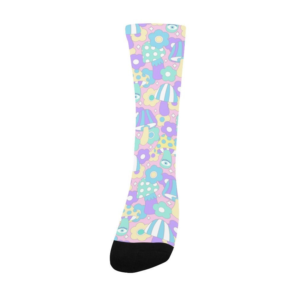 Pastel Mushroom Socks - In Control Clothing