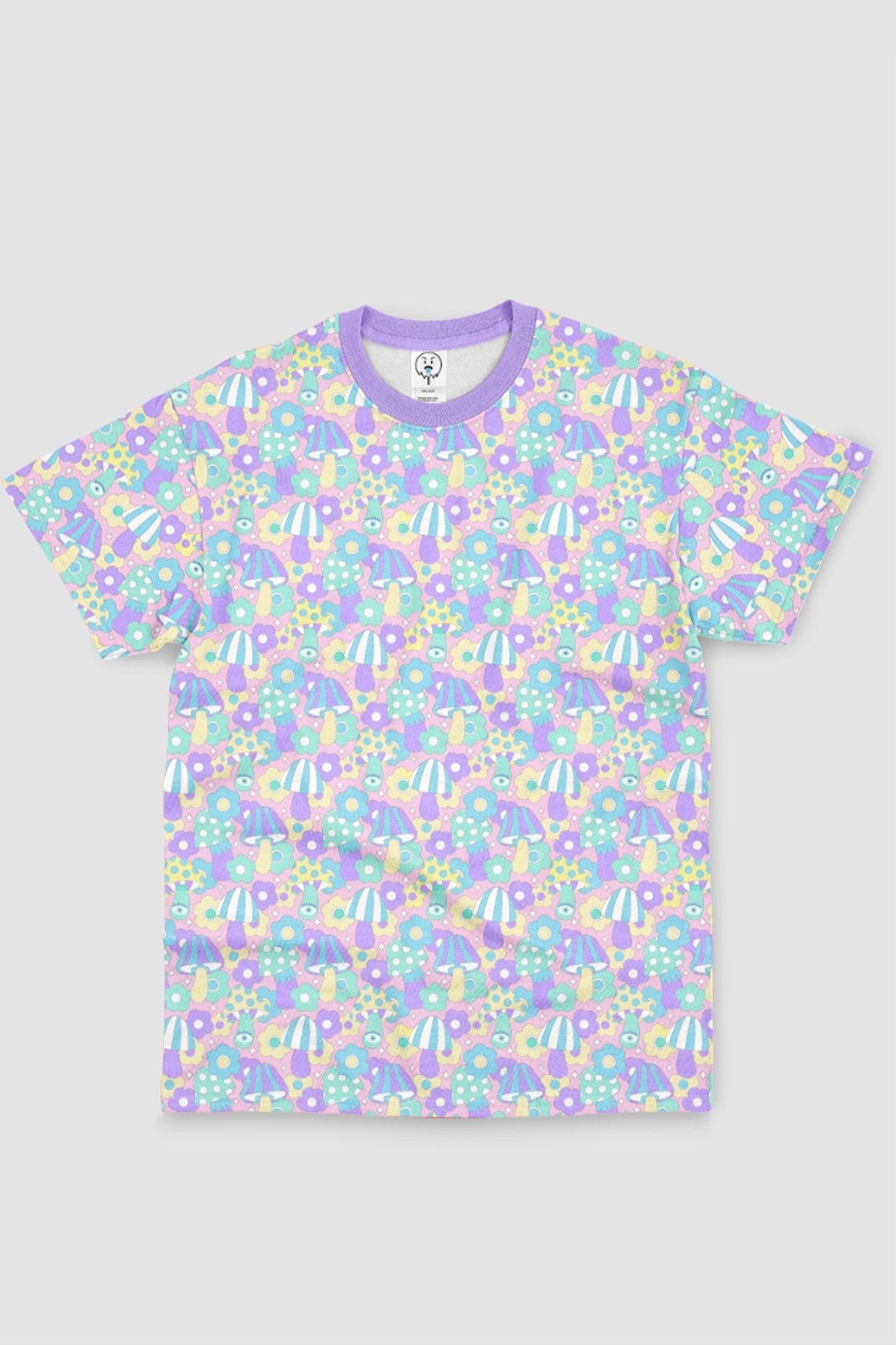 Pastel Mushroom Unisex T-Shirt - In Control Clothing