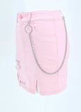 Pink Aesthetic Mini Skirt - In Control Clothing