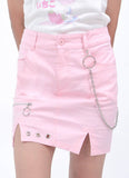 Pink Aesthetic Mini Skirt - In Control Clothing