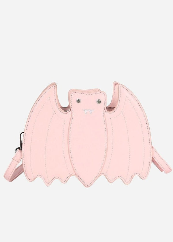 Pink Pastel Goth Bat Crossbody Bag