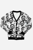 Plus Japanese Hannya Mask Cardigan - In Control Clothing