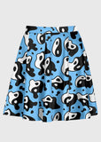 Plus Size Blue Yin And Yang Skirt - In Control Clothing