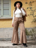 Plus Size Flare Pants - In Control Clothing