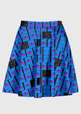 Plus Size Universe Eyes Weirdcore Cartoon Skirt - In Control Clothing