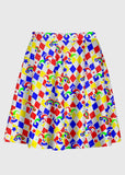 Primary Color Clowncore Skirt - In Control Clothing
