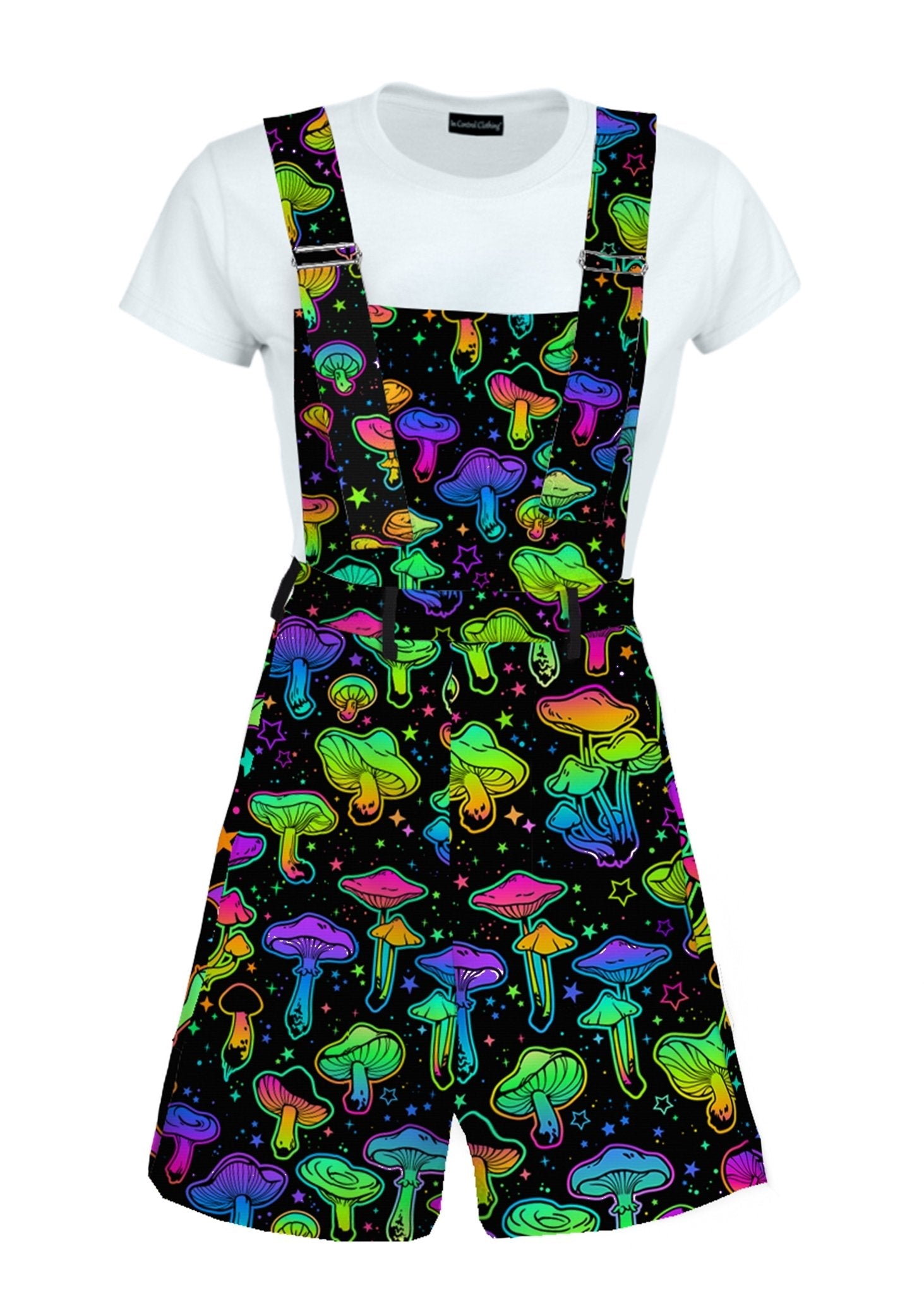 Psychedelic Mushroom Overalls - In Control Clothing