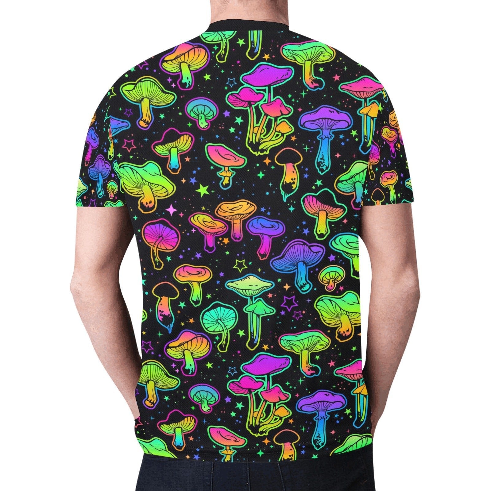 Psychedelic Mushrooms Raver Shirt - In Control Clothing