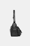 PU Leather Adjustable Strap Crossbody Bag - In Control Clothing