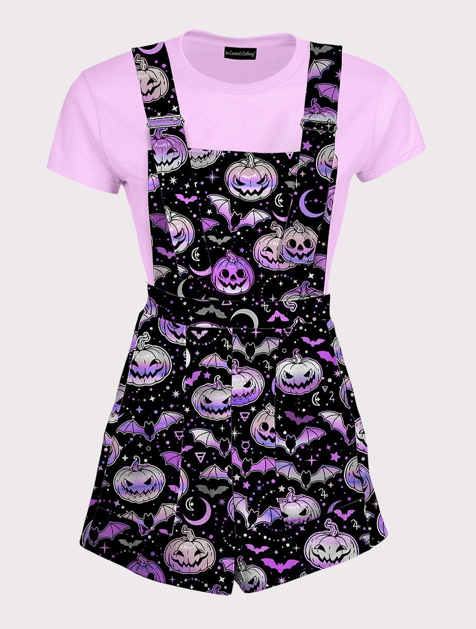 Pumpkin Spooky Fun Overalls - In Control Clothing