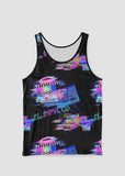 Retro Anime Glitchcore Tank Top - In Control Clothing