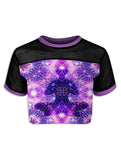 Sacred Power Energy Mesh Crop Tee - In Control Clothing