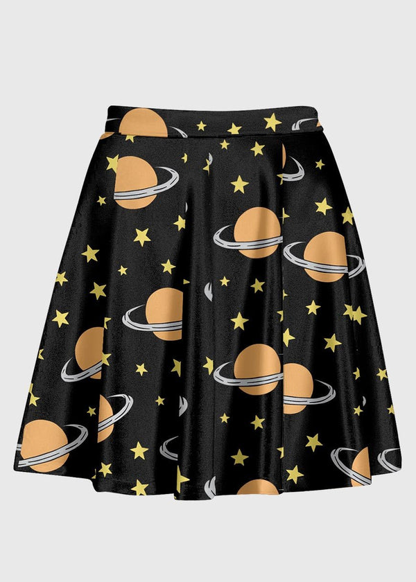 Saturn Planet Universe Skirt