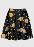 Saturn Planet Universe Skirt - In Control Clothing