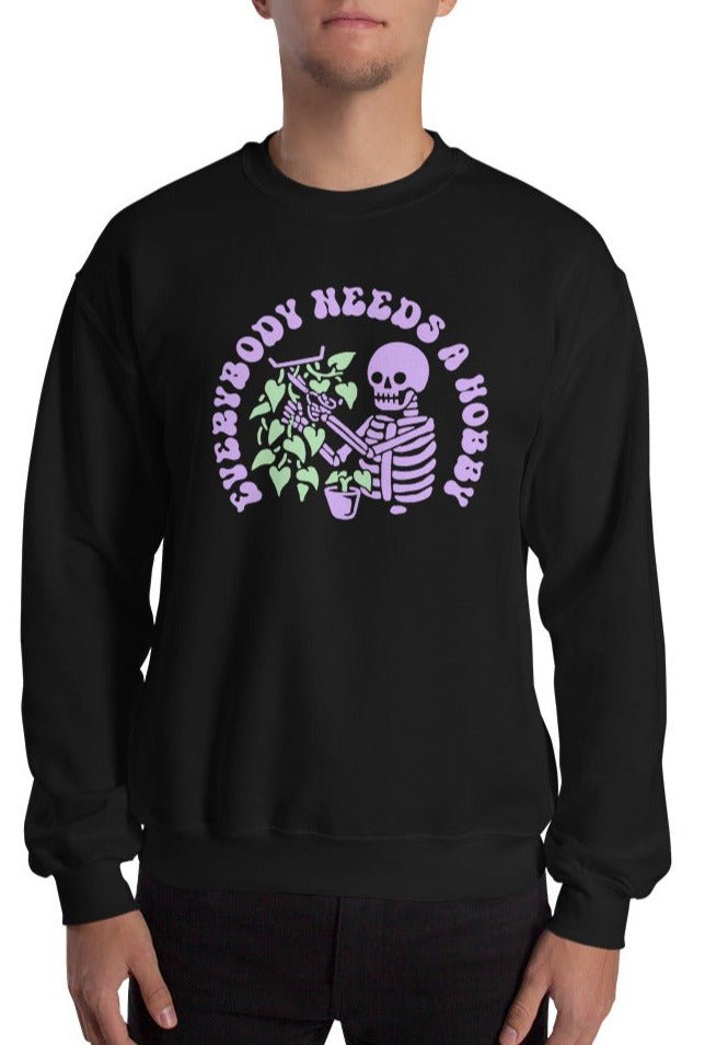 Skeleton Plant Sweatshirt - In Control Clothing