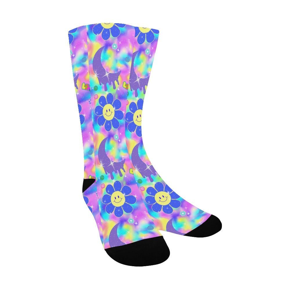 Smiling Flower Socks - In Control Clothing