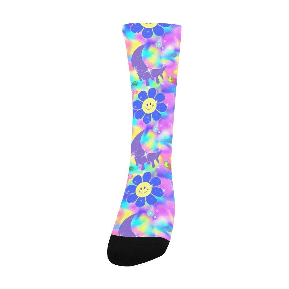 Smiling Flower Socks - In Control Clothing