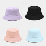 Solid Color Cotton Acubi Aesthetic Bucket Hat - In Control Clothing