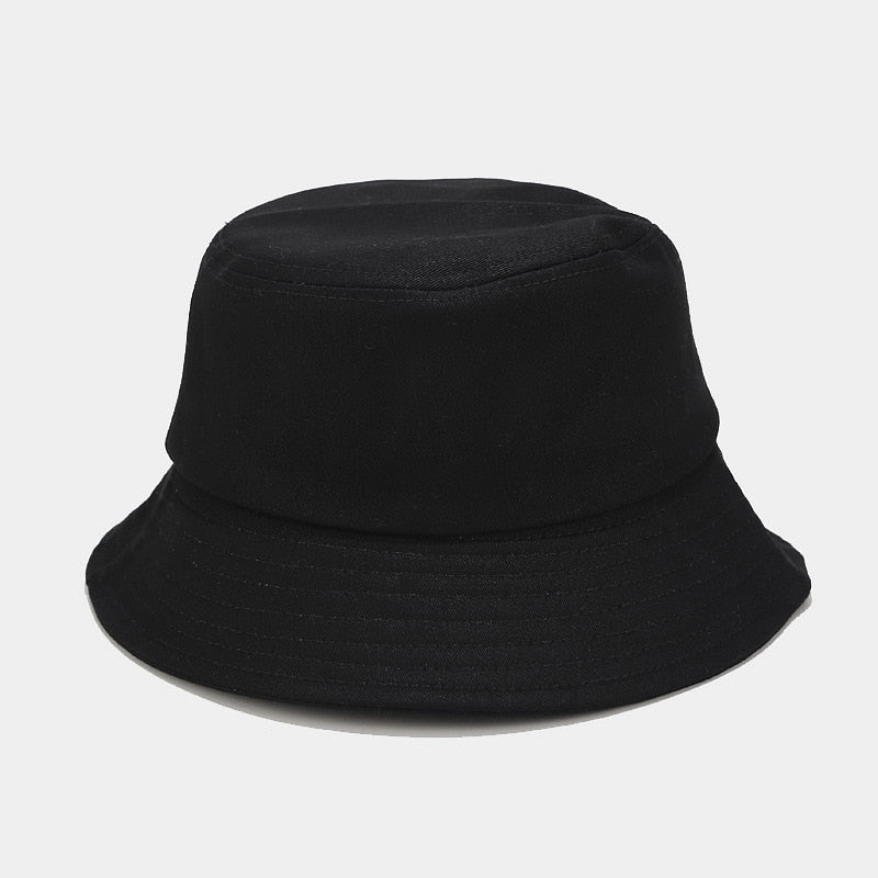 Solid Color Cotton Acubi Aesthetic Bucket Hat In Control Clothing