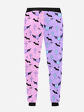 Split Bat Heart Pattern Unisex Joggers - In Control Clothing
