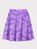 Spooky Cute Bat Flare Skirt - In Control Clothing