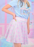 Strawberry Pattern Flared Skirt - In Control Clothing