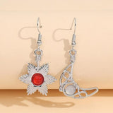 Sun And Moon Beaded Alloy Earrings - In Control Clothing