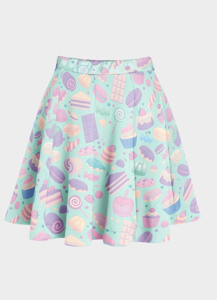 Sweet Tooth Joy Flared Skirt - In Control Clothing